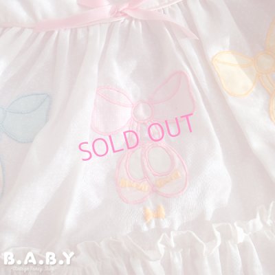 画像2: 〔70サイズ / 6-12ヶ月〕Ballet Shoes Layerd Dress