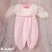 画像1: 〔70サイズ / 3-9ヶ月〕BABY Block & Heart Knit Romper (1)