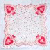 画像1: Valentine Cotton Hanky / Rose Heart (1)