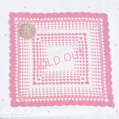 画像2: Valentine Cotton Hanky /  Square Full Heart
