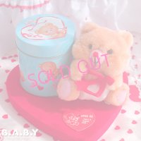 RUSS Valentine's Angel Bear & Tin Box