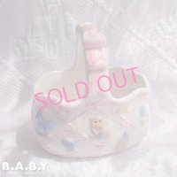 Baby Parade Pink Ceramic Basket