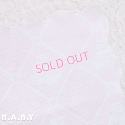画像2: Pink × White Baby Bear Blanket