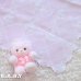 画像1: Pink × White Baby Bear Blanket (1)