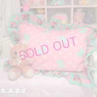 Dot & Bow Minnie Ruffle Pillow Cover