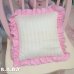 画像4: Handmade Heart Lace Ruffle Pillow