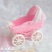 画像1: Barbie Kelly Doll Tiny Steps Pink Baby Buggy Carriage Stroller (1)