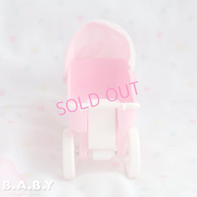 画像2: Barbie Kelly Doll Tiny Steps Pink Baby Buggy Carriage Stroller