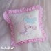 画像6: Handmade Heart Lace Ruffle Pillow