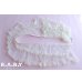 画像1: CellPhone Shoulder Strap / White Lace × Double Whip Cream (1)