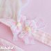 画像2: CellPhone Shoulder Strap / Heart Lace × Half Whip Cream (2)