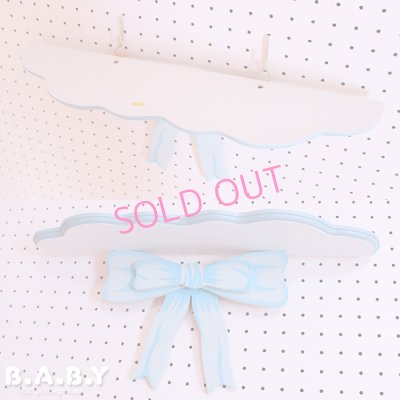 画像3: Princess Bow Wood Shelf / Pink or Blue