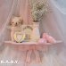画像2: Princess Bow Wood Shelf / Pink or Blue (2)