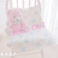 Baby Blue Party Cotton Blanket