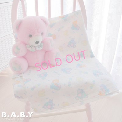 画像1: Baby Blue Party Cotton Blanket