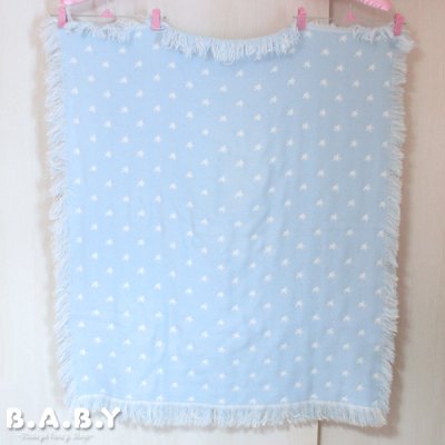 画像3: Blue Star Afghan Blanket