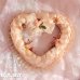 画像1: Coral Pink Heart Wreath (1)