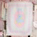 画像6: That's Our Baby Pastel Bear Quilt Blanket (6)