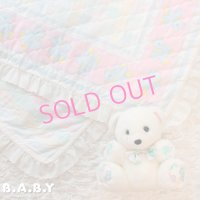 That's Our Baby Pastel Bear Quilt Blanket
