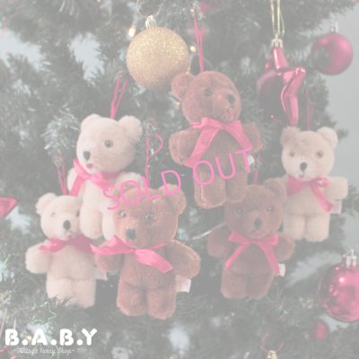 画像8: Ornament Scrubber Mini Bear / Milk Latte