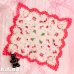 画像1: Christmas Cotton Hanky / Scallop Snowman Dance (1)
