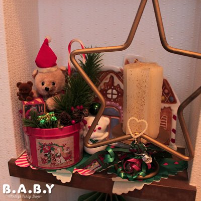 画像8: Christmas Bear Tin diorama