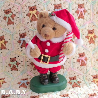 画像2: Twinkling Musical Teddies Mr & Mrs Clause Bear