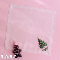 Christmas Cotton Hanky / Needlework Christmas Tree