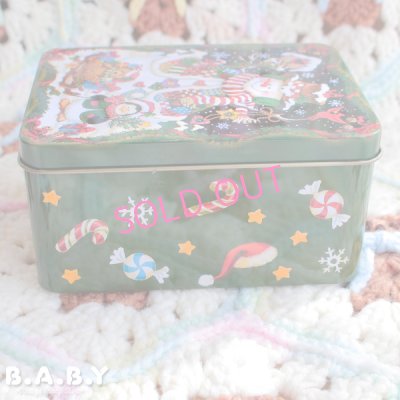 画像5: Snowman Rectangle Tin Box