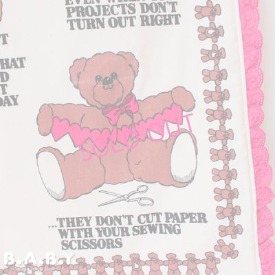 画像5: "WHY ARE TEDDY BEARS SEW LOVABLE?" Fabric Poster