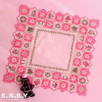 Christmas Cotton Hanky / Scallop Candle