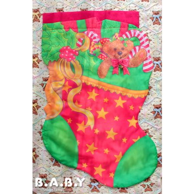 画像5: Christmas Stocking YardFlag
