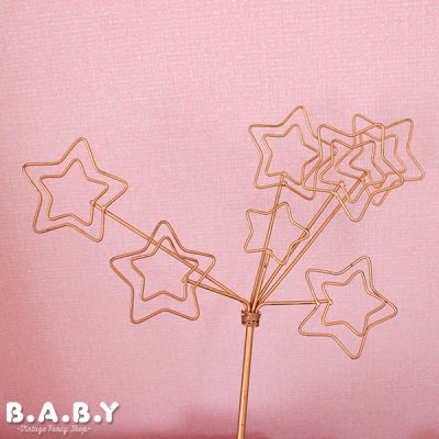 画像2: Metal Star Stand Card Holder