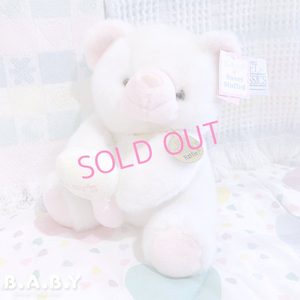 画像1: Rattle Pink BABY'S BEAR (1)