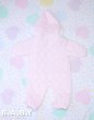 画像5: 〔60サイズ / 0-6ヶ月〕Quilting Baby Pink Bear All-in-one (5)