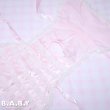 画像5: Satin Pink Raffle Lace Apron Dress (5)