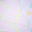 画像3: Pink& Yellow Zigzag Knit Blanket (3)