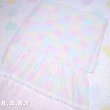 画像4: Rainbow Pastel Block Bed Skirt (4)