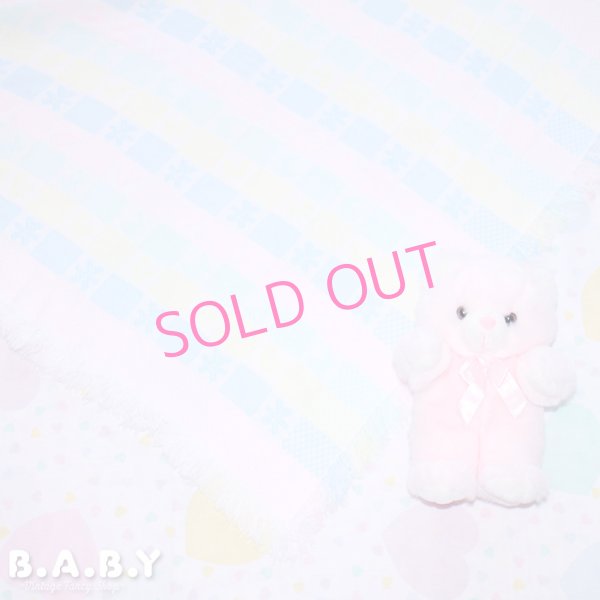 画像1: Pastel Animal Baby Blanket (1)