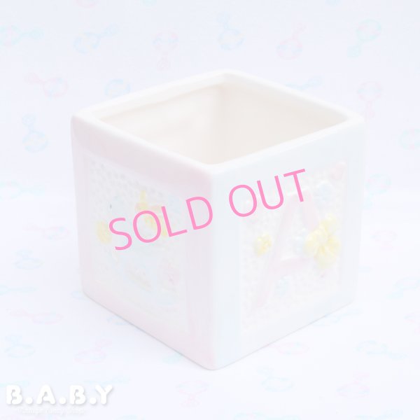 画像1: Baby Blue Pink Block Planter (1)