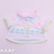 画像2: Doll Size Pastel Easter Egg Sweater (2)