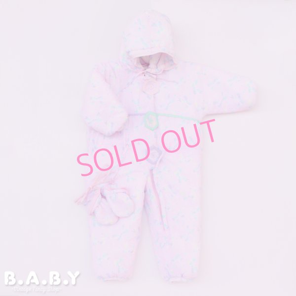 画像1: 〔90サイズ / 1才半-2才〕Ribbon Party Snowsuit (1)