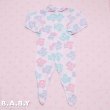 画像1: 〔70サイズ / 9-12ヶ月〕MultiColor Bear Coverall (1)