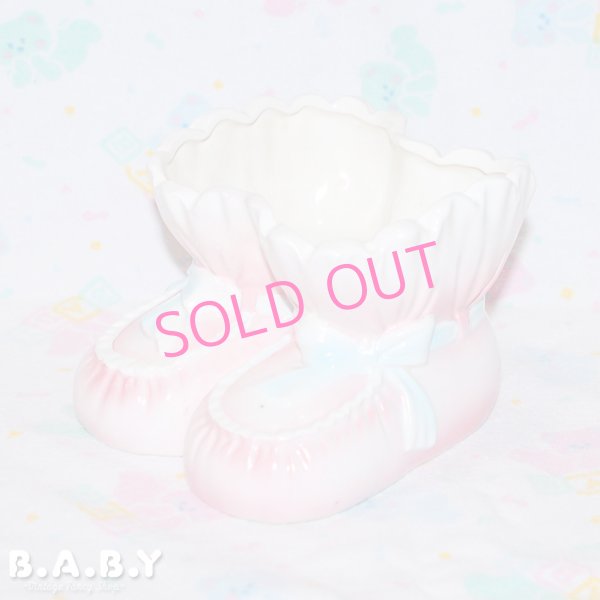 画像1: Baby Ribbon Frill Bootie Planter (1)