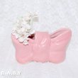 画像1: Pink Ribbon Mini Planter (1)