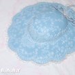 画像3: Victorian Blue Lace Hat Wall Decor (3)