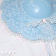 画像2: Victorian Blue Lace Hat Wall Decor (2)