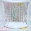 画像4: Shabby Chic Corner Shelf (4)