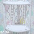 画像3: Shabby Chic Corner Shelf (3)