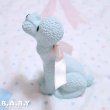 画像12: Pink Ribbon × Blue Poodle Figurine (12)